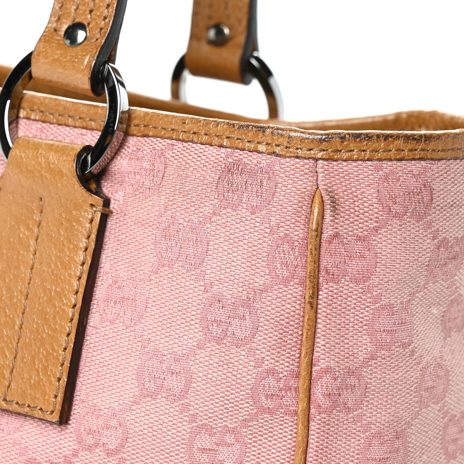 Gucci Monogram Medium Tote Pink 11 of 12
