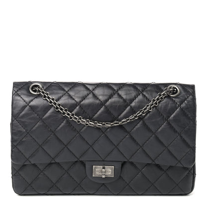 Chanel Aged Calfskin Quilted 2.55 Reissue 226 Flap Black 1 of 9