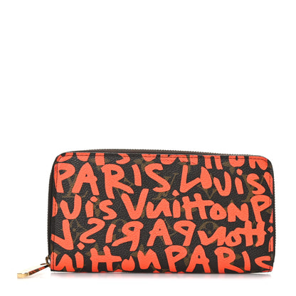 Louis Vuitton Monogram Graffiti Zippy Wallet Orange 1 of 8
