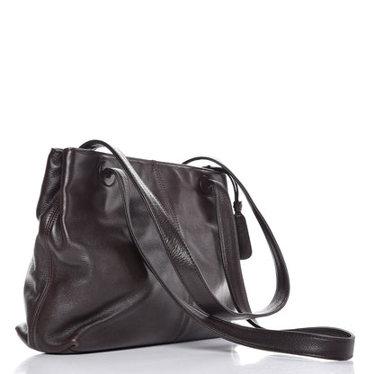 Chanel Lambskin CC Tote Brown 3 of 10
