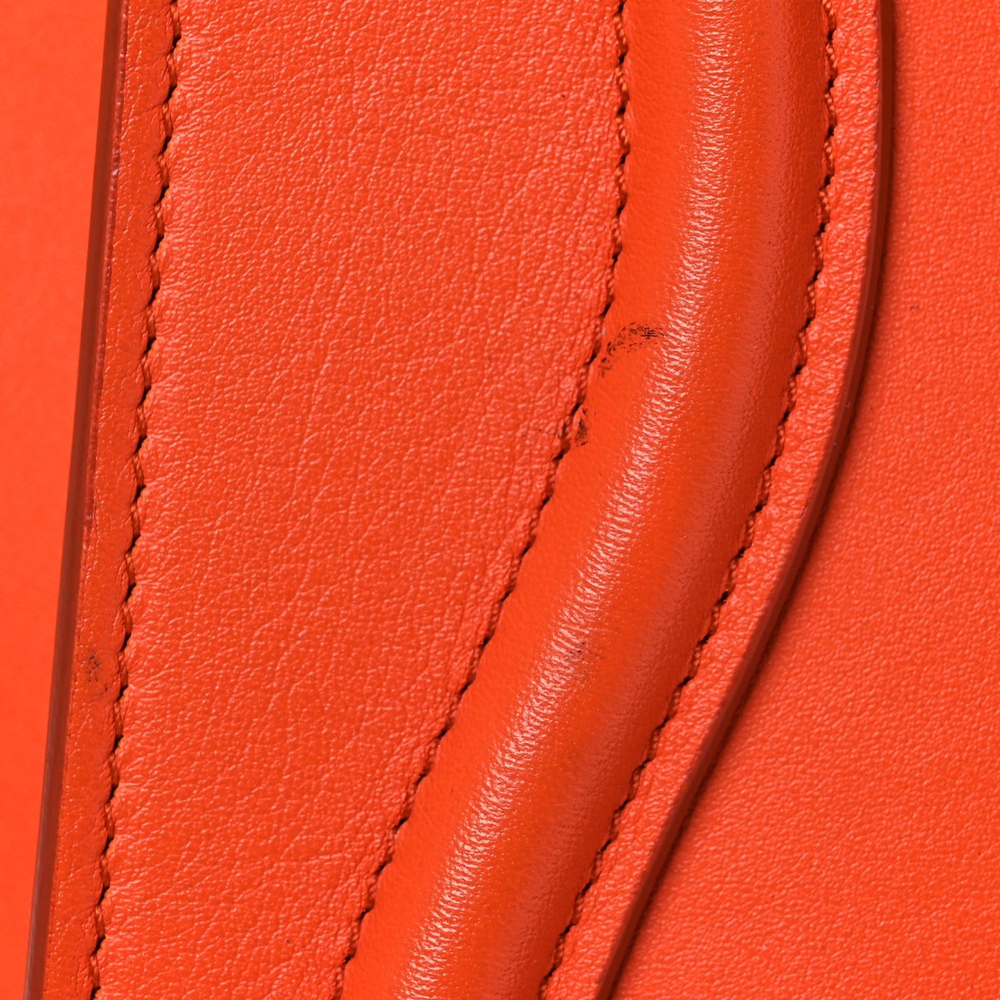 Smooth Calfskin Mini Luggage  Bright Orange