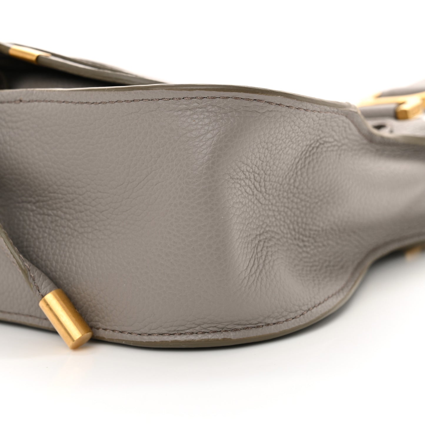 Calfskin Small Marcie Satchel Cashmere Grey