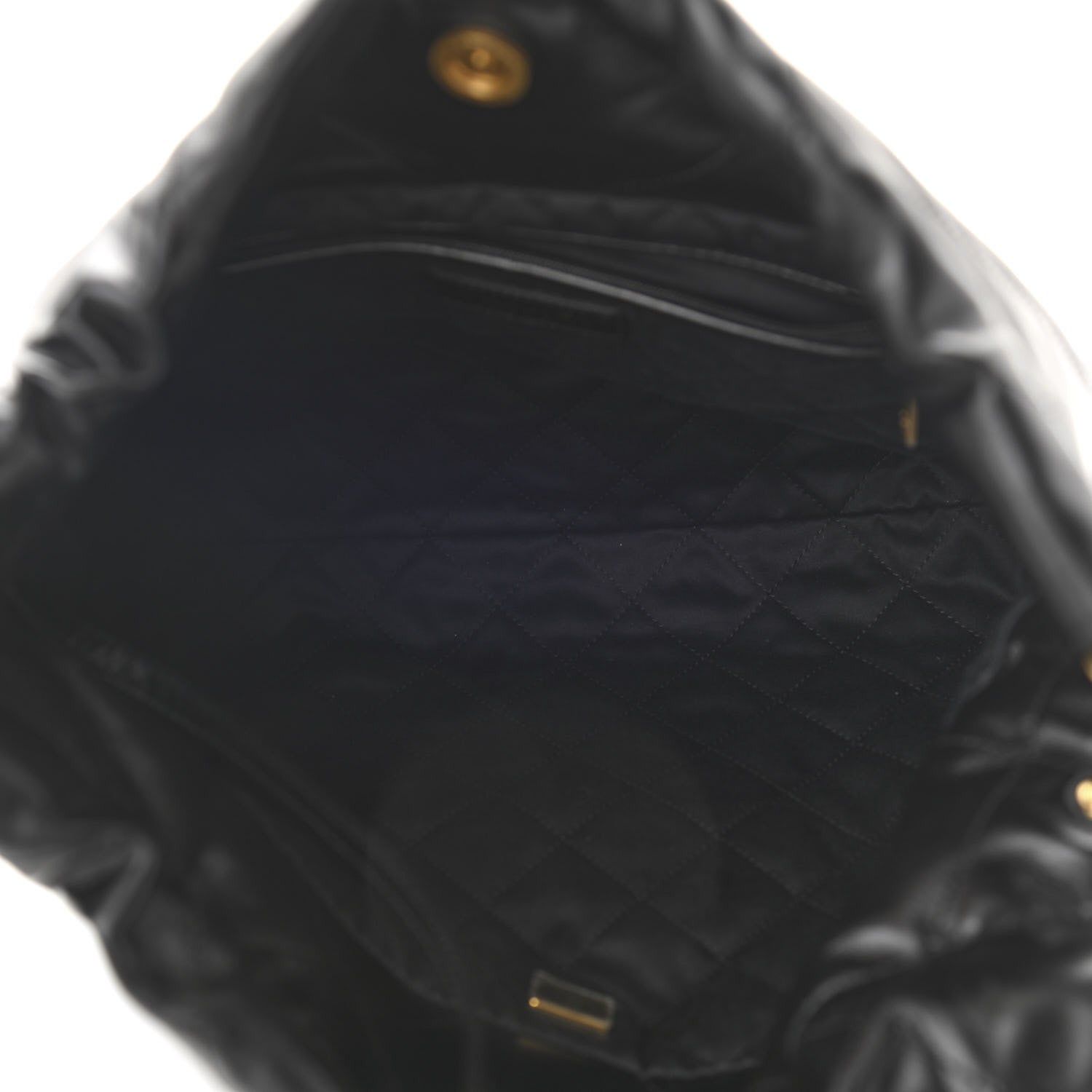 Chanel Shiny Calfskin Quilted Small Chanel 22 Black 6 of 12