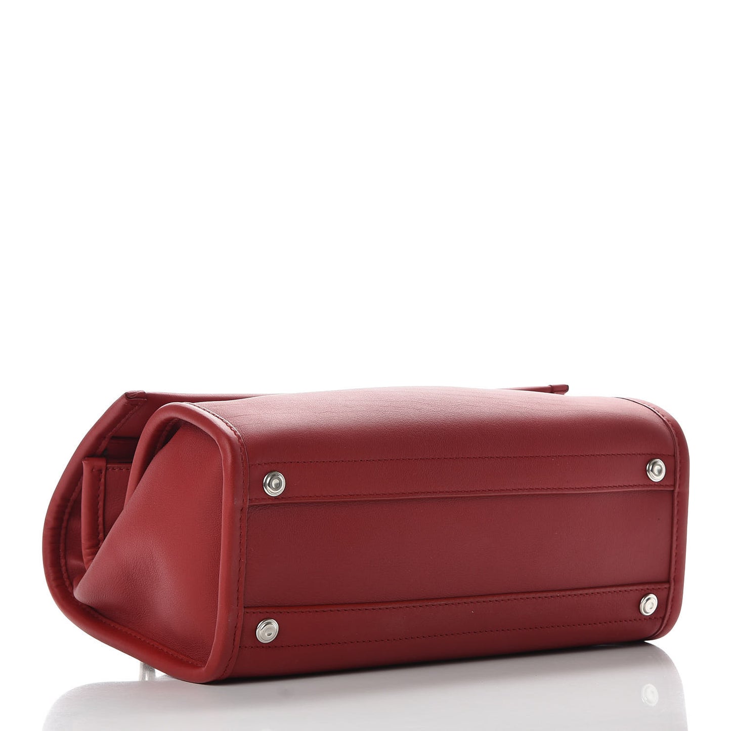 Veau Soyeux Small Tool Satchel Rouge Groseille