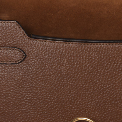 Mulberry Small Classic Grain Calfskin Amberley Satchel Oak 8 of 11
