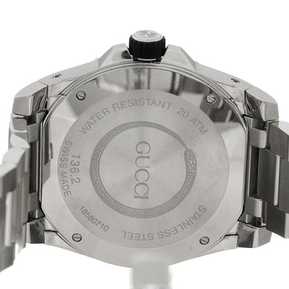 Gucci Stainless Steel 45mm Dive Snake Quartz Watch Black 4 of 5