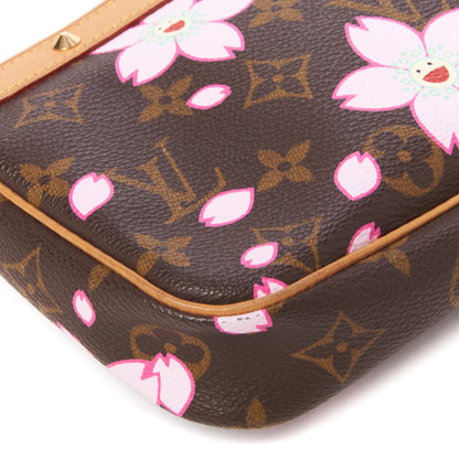 Louis Vuitton Monogram Cherry Blossom Pochette Accessories Brown 6 of 8