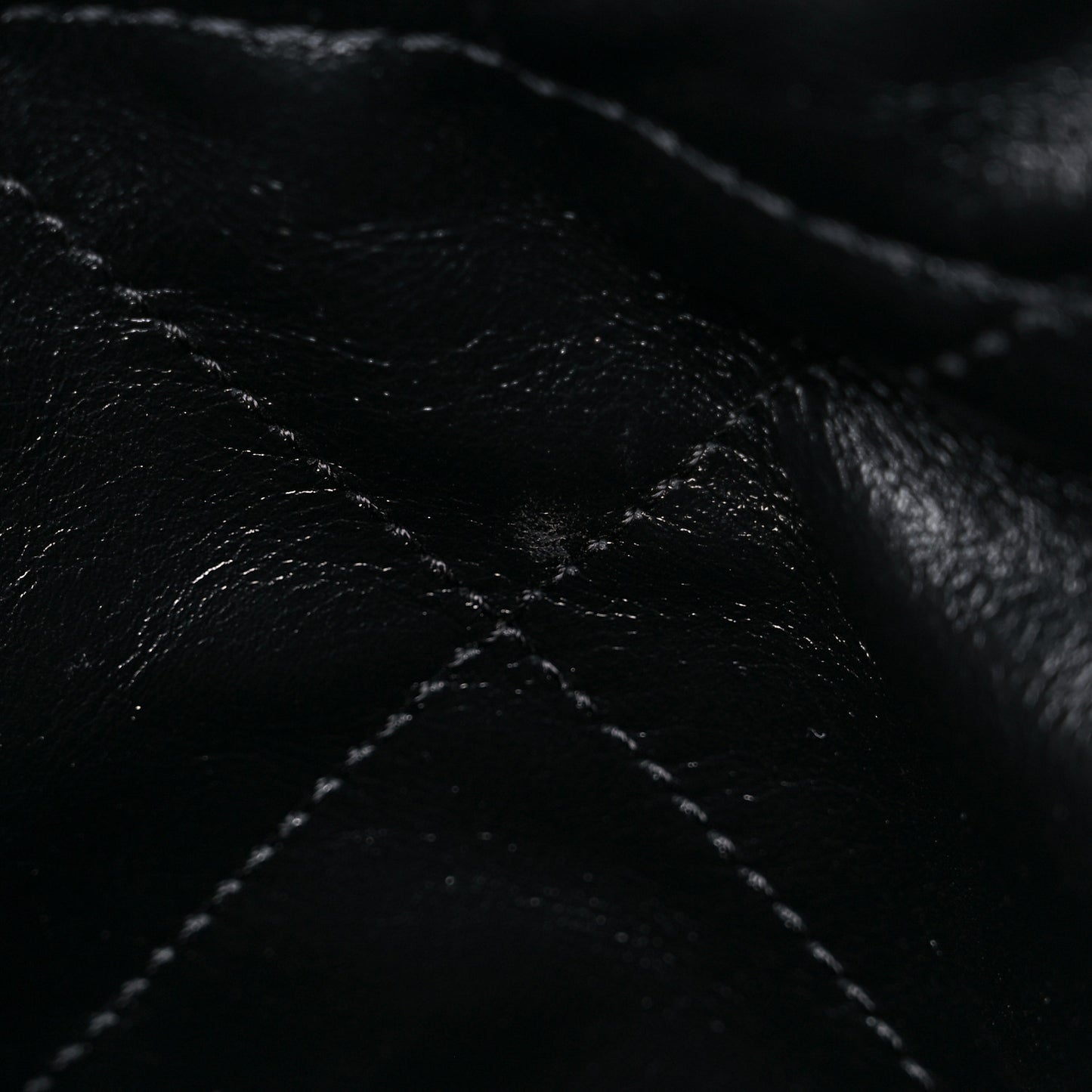 Shiny Calfskin Quilted Small Chanel 22 Black