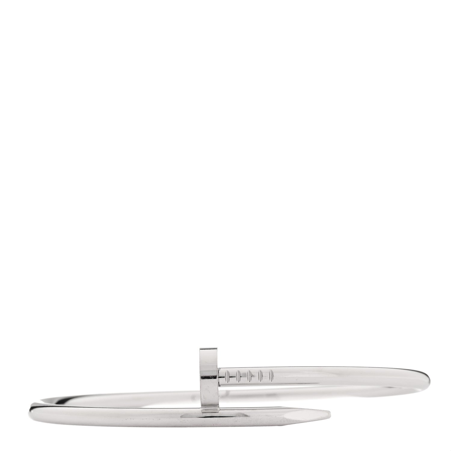 Cartier 18K White Gold Juste Un Clou Bracelet 20 1 of 5