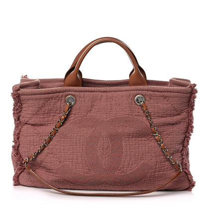 Chanel Canvas Large Double Face Tote Pink 1 of 10