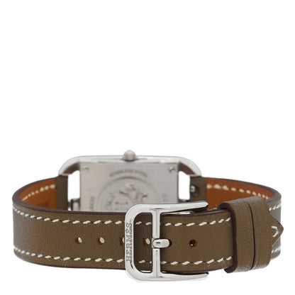 Hermes Stainless Steel Swift 23mm Cape Cod Quartz Watch Etoupe 3 of 5