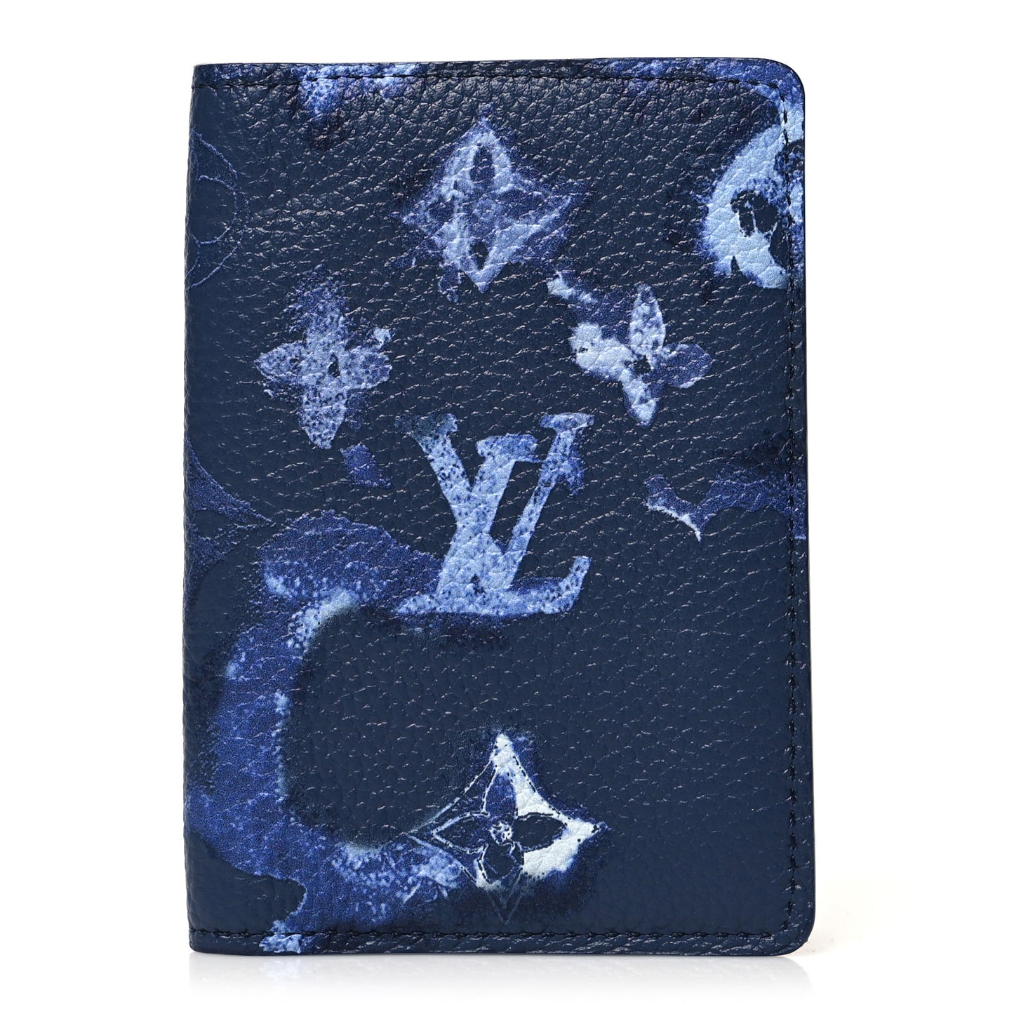 Monogram Ink Watercolor Pocket Organizer