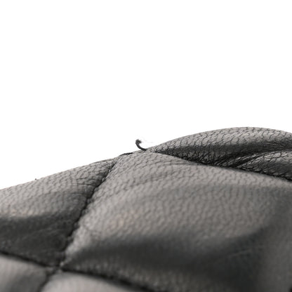 Chanel Lambskin Quilted Maxi Double Flap Black 14 of 14