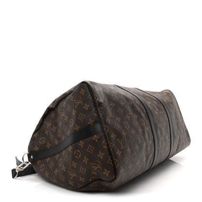 Louis Vuitton Monogram Macassar Keepall Bandouliere 55 3 of 8