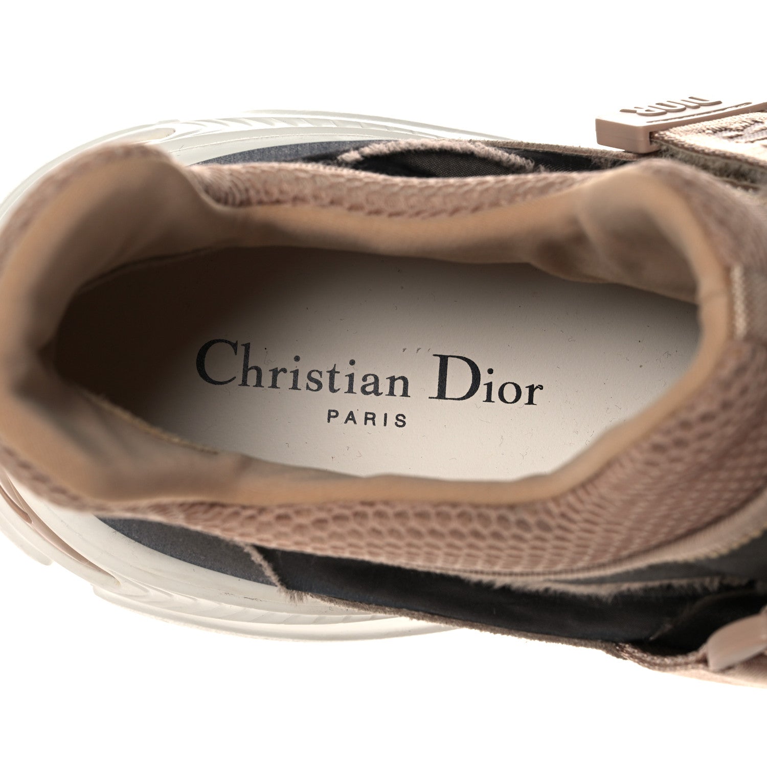Christian Dior Technical Fabric Nylon Camouflage Womens D-Wander Sneakers 42 Nude 7 of 13