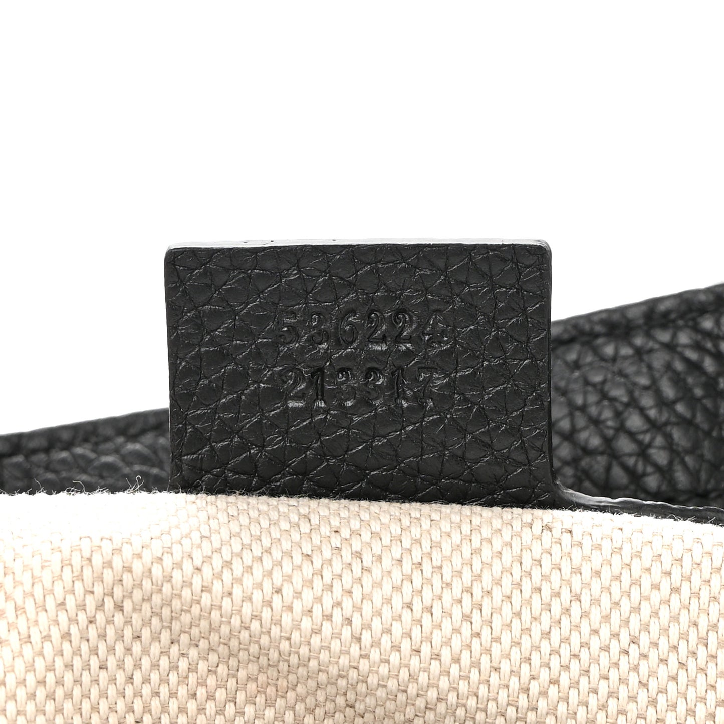 Pebbled Calfskin Medium Soho Flap Crossbody Black