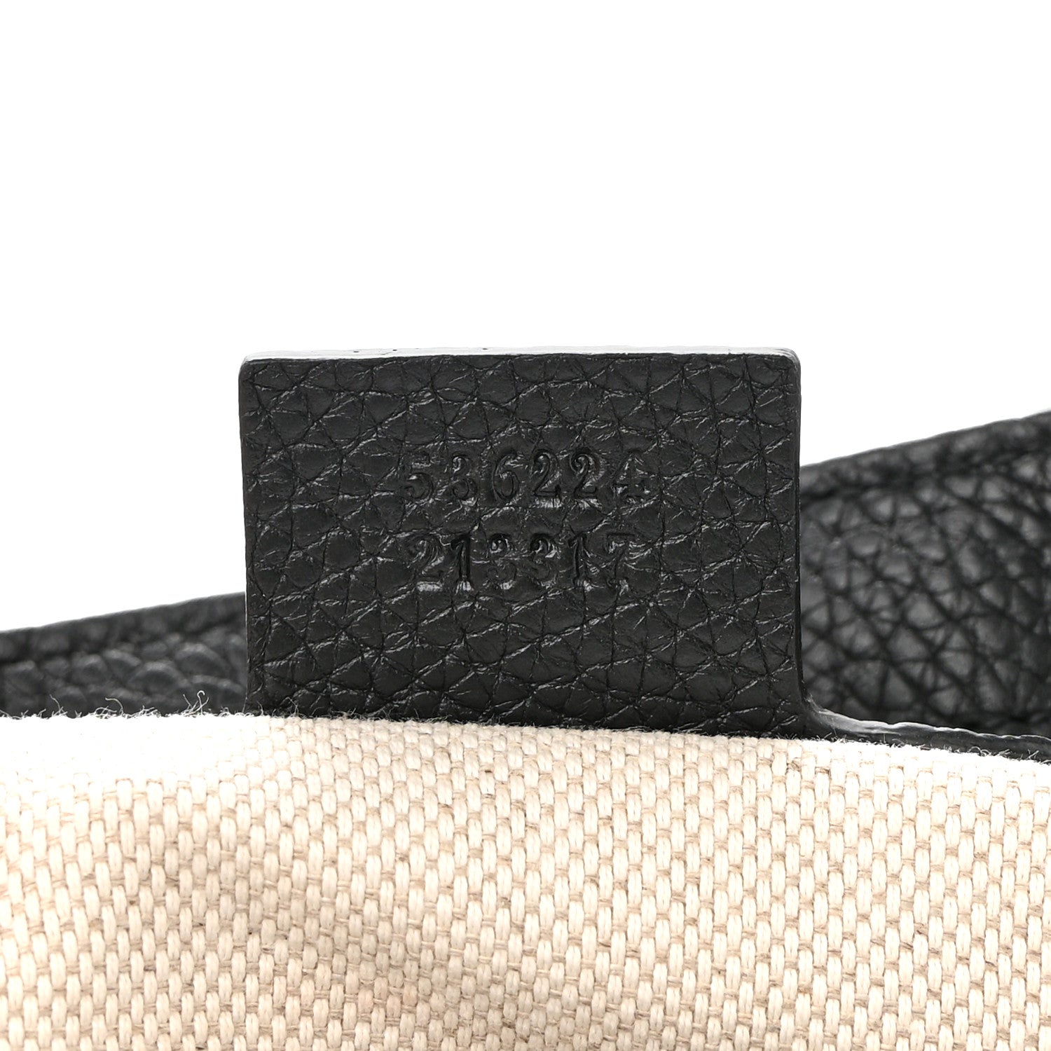 Gucci Pebbled Calfskin Medium Soho Flap Crossbody Black 7 of 14