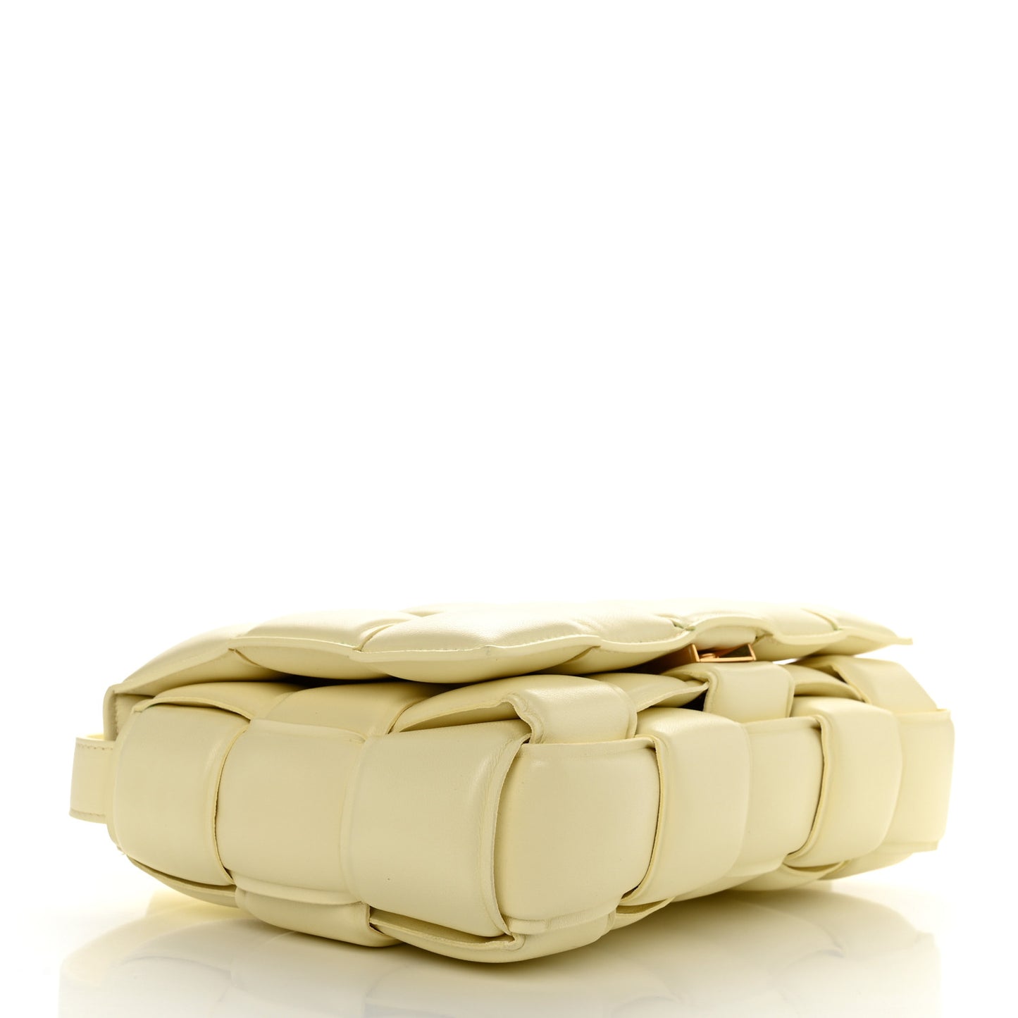 Nappa Maxi Intreccio Padded Cassette Crossbody Bag Zest