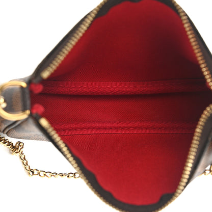 Louis Vuitton Damier Ebene Mini Pochette Accessories 5 of 9