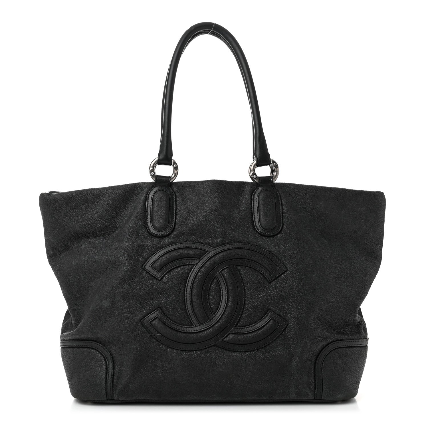 Chanel Washed Calfskin Tote Black 1 of 13