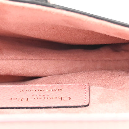 Christian Dior Grained Calfskin Mini Saddle Bag Pink 5 of 10