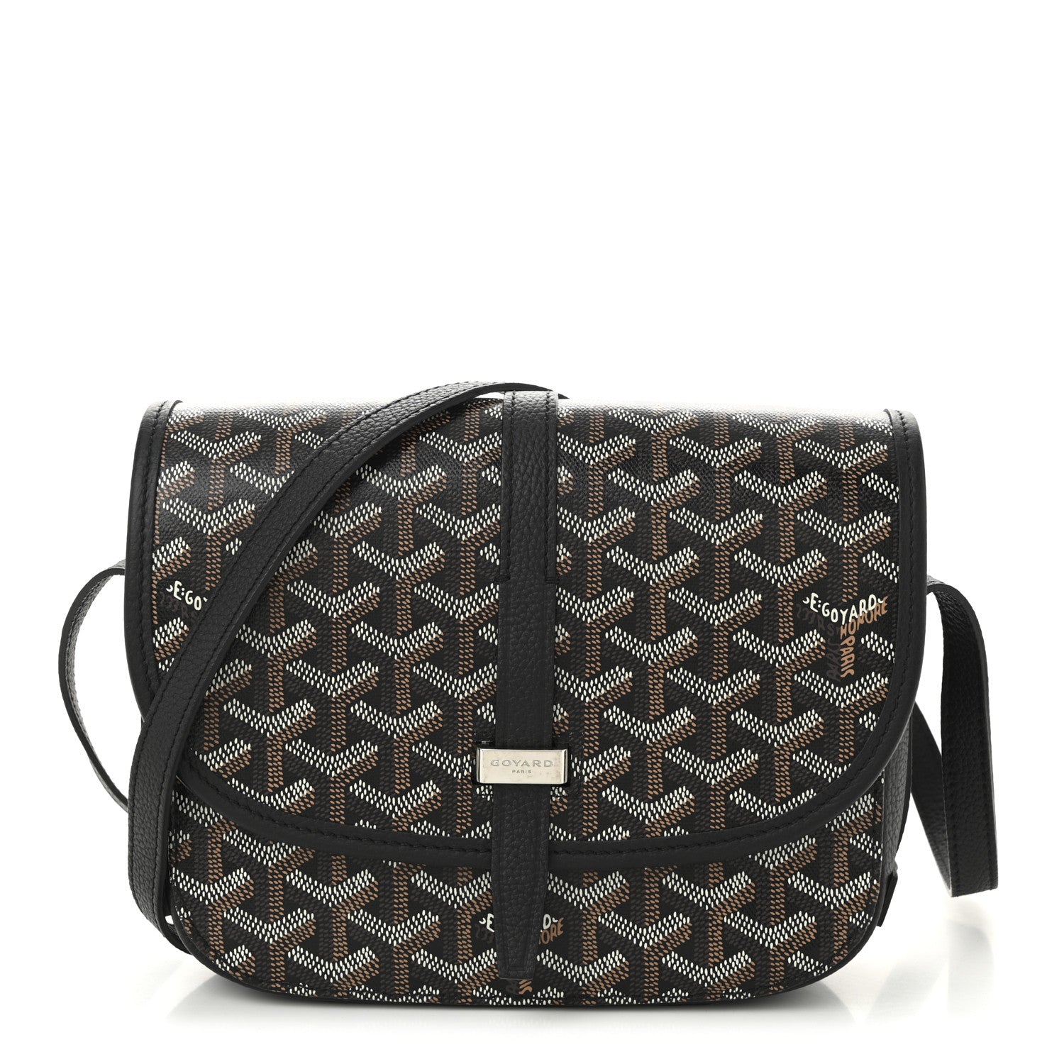 Goyard Goyardine Belvedere II PM Messenger Bag Black 1 of 9