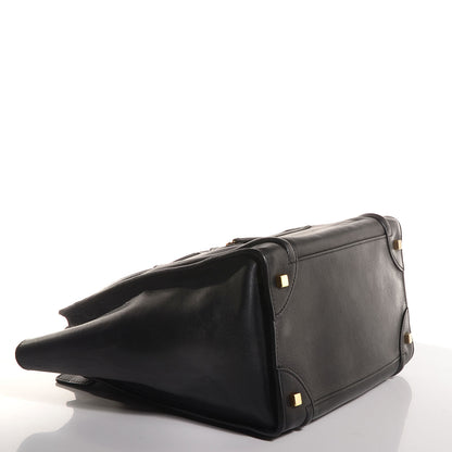 Celine Smooth Calfskin Mini Luggage Black 4 of 8