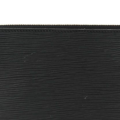 Louis Vuitton Epi Pochette Accessories 24 Black 7 of 9
