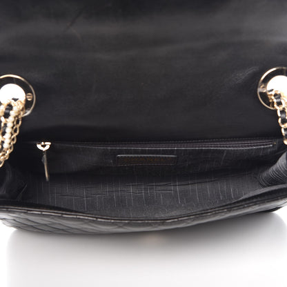 Chanel Lambskin Quilted Medium Westminster Pearl Flap Black 5 of 8