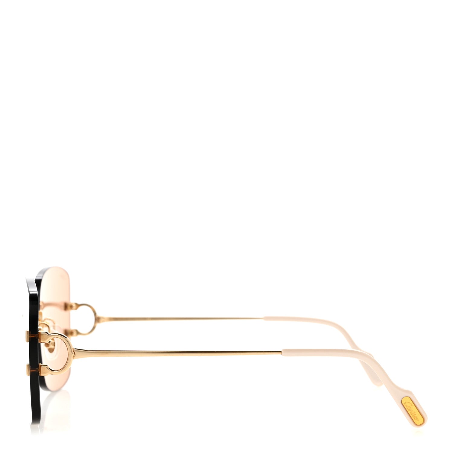 Cartier Metal C Decor CT0037RS Sunglasses Gold 3 of 8