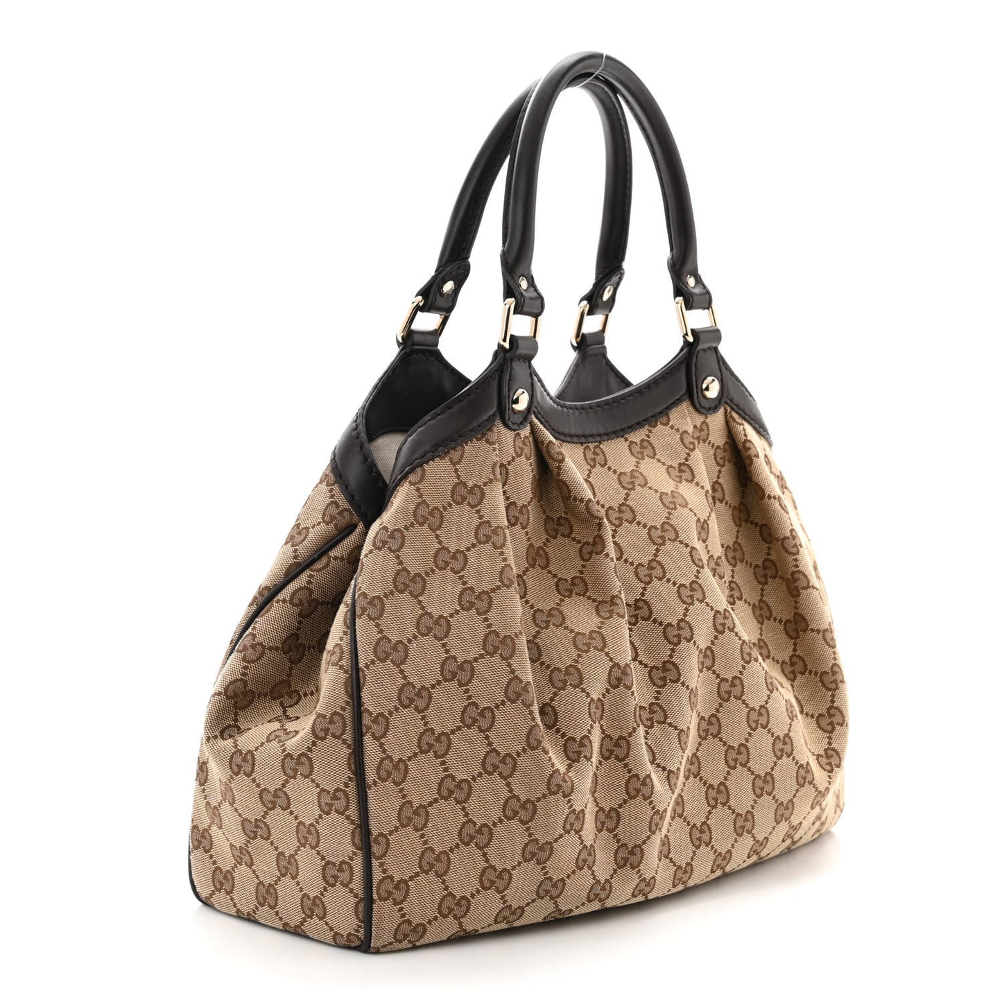 Monogram Medium Sukey Tote Dark Brown