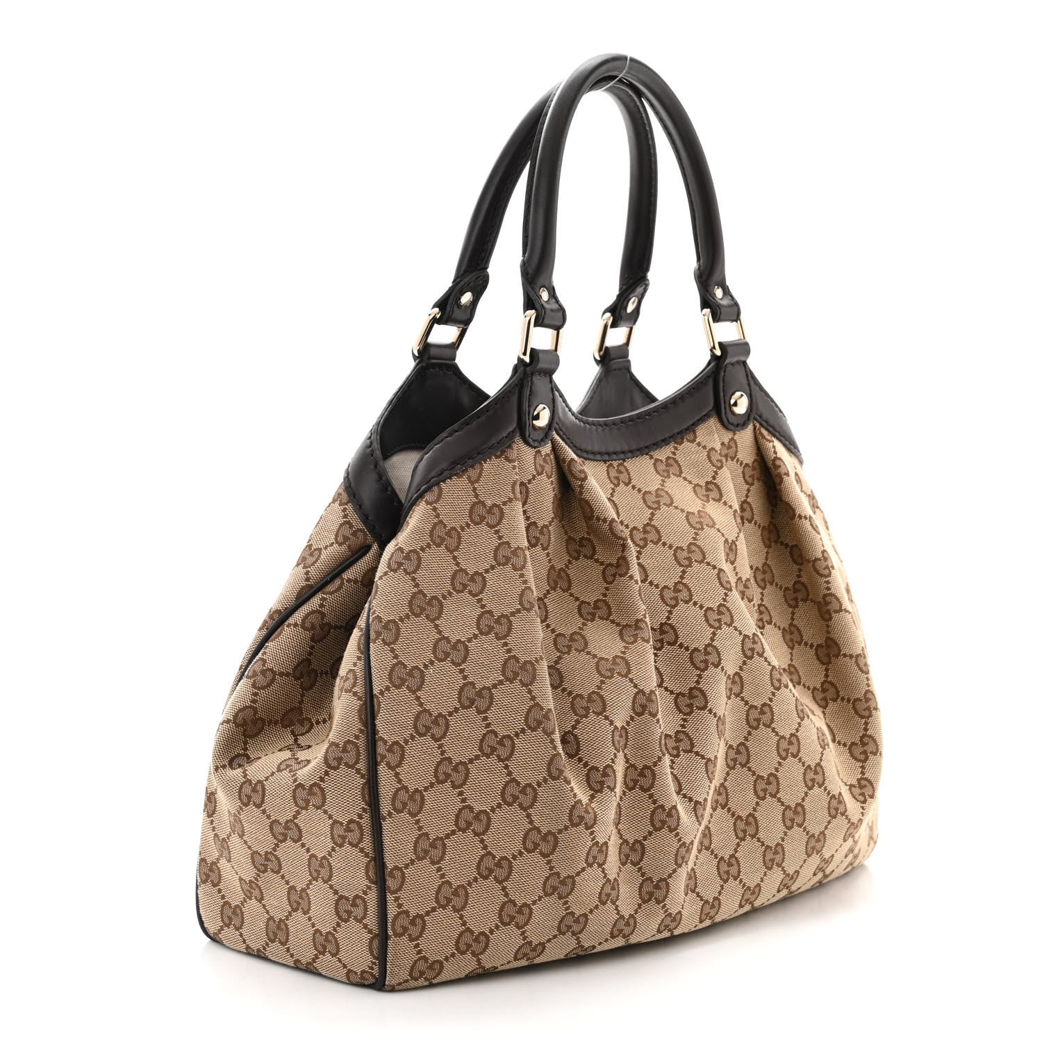 Gucci Monogram Medium Sukey Tote Dark Brown 3 of 10