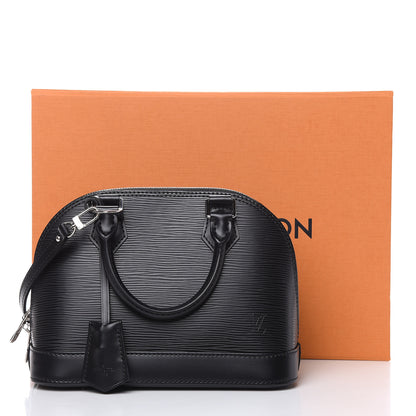 Louis Vuitton Epi Alma BB Black 9 of 9