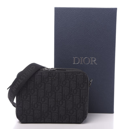 Christian Dior Oblique Pouch Black 12 of 12
