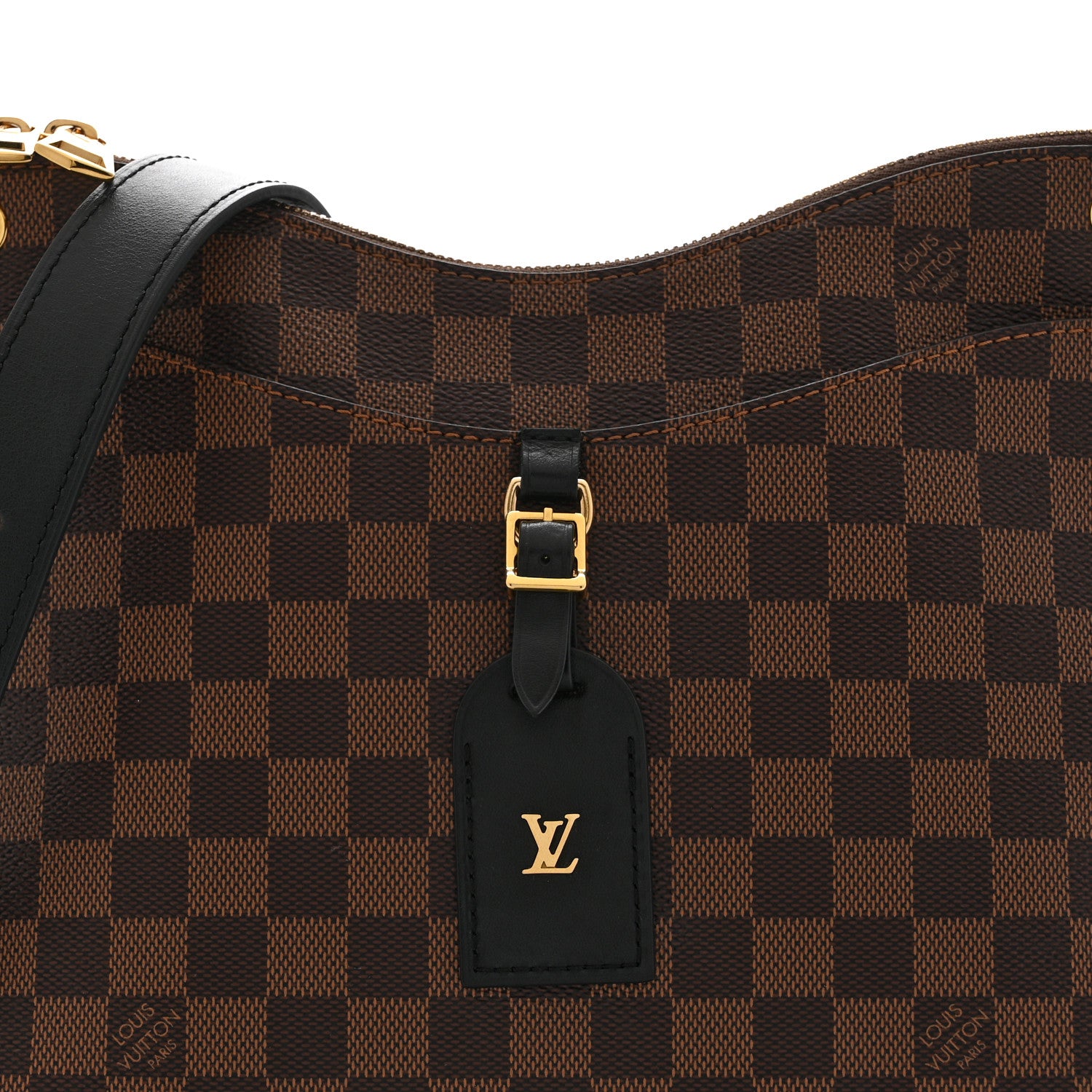 Louis Vuitton Damier Ebene Odeon MM Black 7 of 9