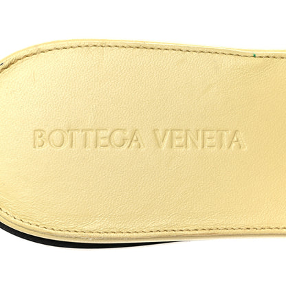 Bottega Veneta Nappa Quilted Rubber Lido Flat Sandals 37 Moon Beam 7 of 7