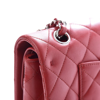 Chanel Lambskin Quilted Medium Double Flap Red 11 of 11