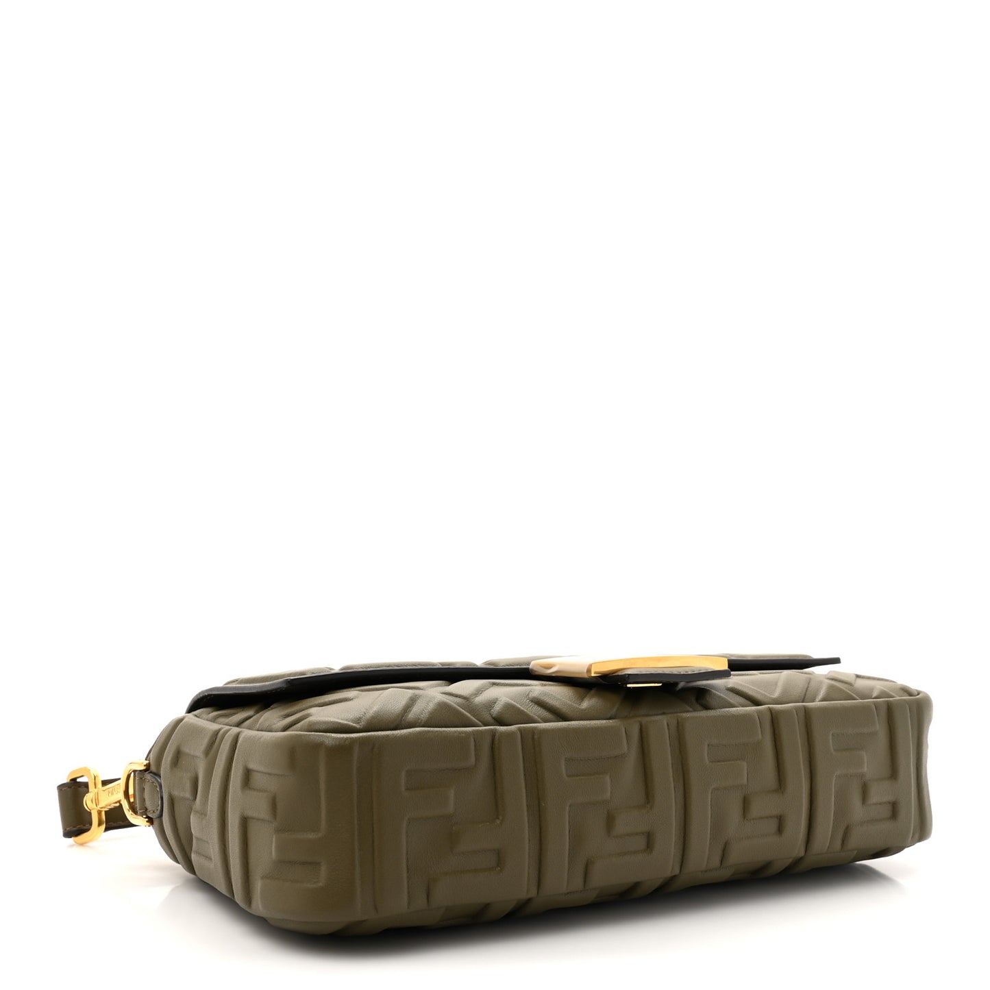 Nappa FF 1974 Embossed Baguette Avocado