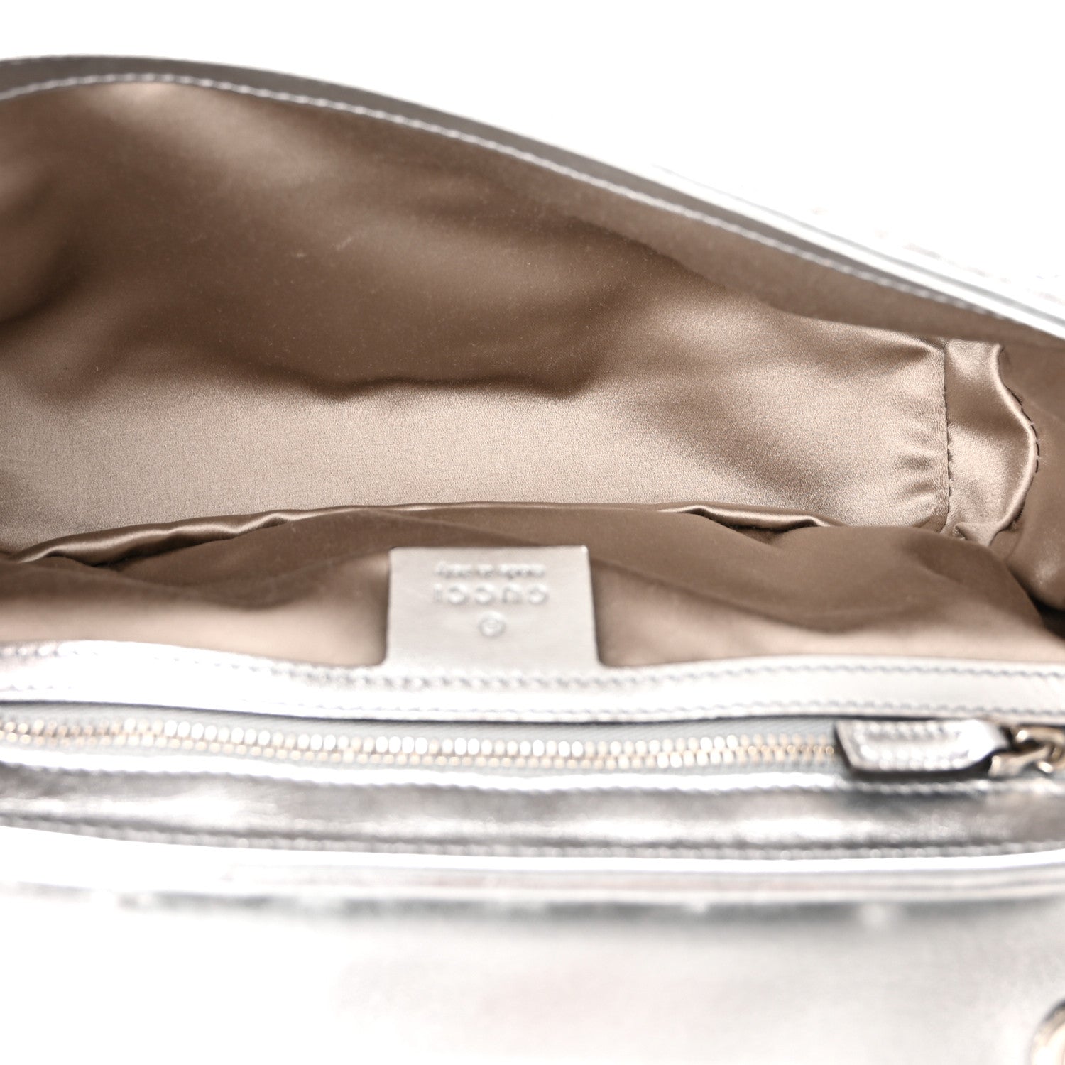 Gucci Sequin Matelasse Small GG Marmont Shoulder Bag Silver 5 of 10
