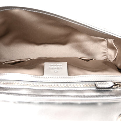 Gucci Sequin Matelasse Small GG Marmont Shoulder Bag Silver 5 of 10