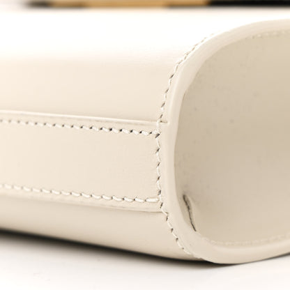 Saint Laurent Smooth Calfskin Mini Manhattan Shoulder Bag Blanc Vintage 10 of 10
