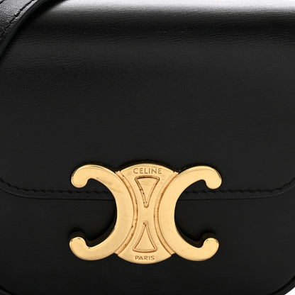 Celine Shiny Calfskin Mini Triomphe Black 5 of 10