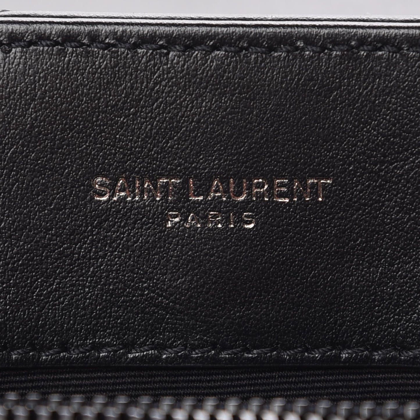 Calfskin Y Quilted Monogram Small Loulou Chain Satchel Black