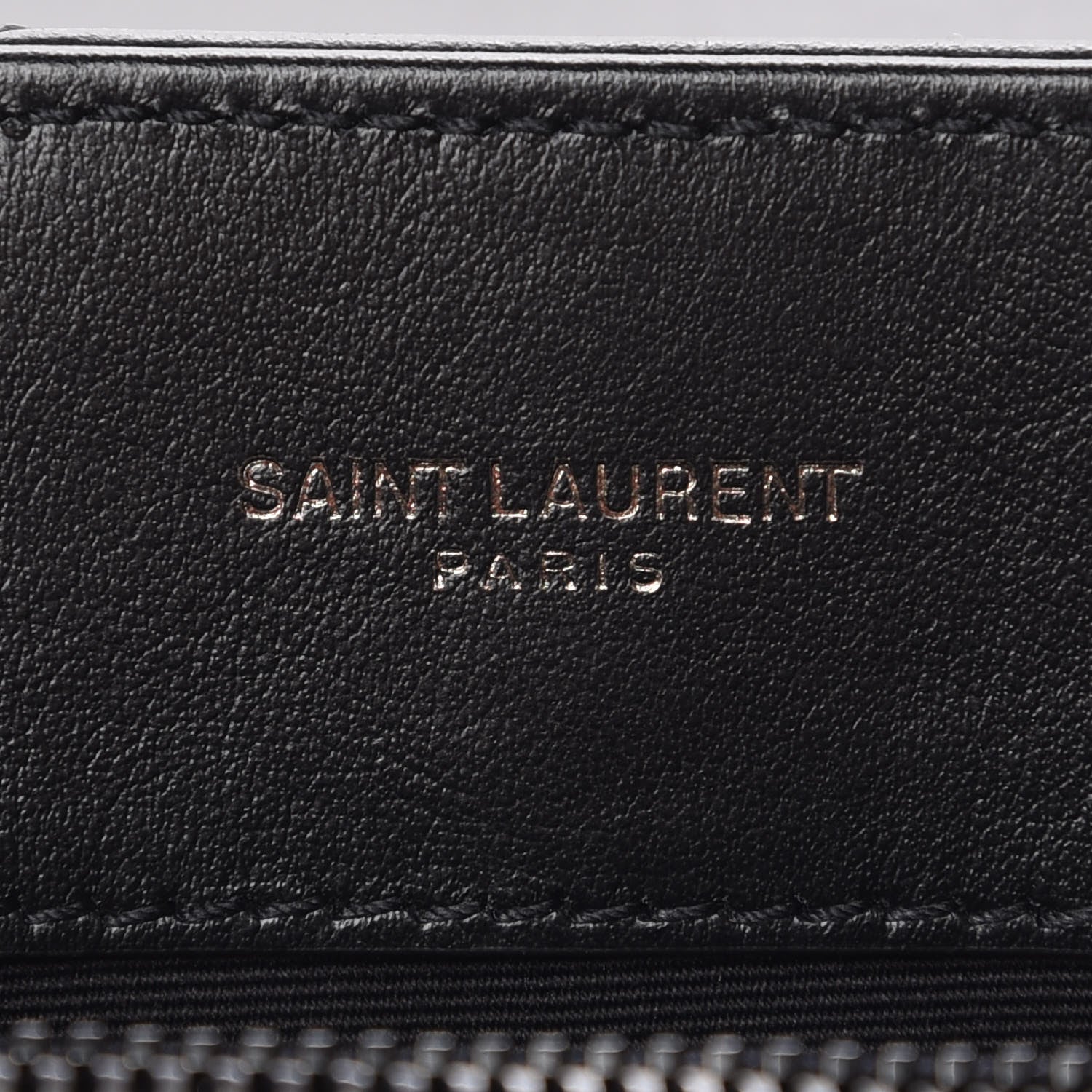 Saint Laurent Calfskin Y Quilted Monogram Small Loulou Chain Satchel Black 6 of 10