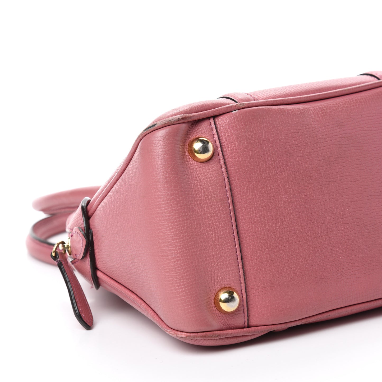 Derby Calfskin Small Milverton Satchel Mauve Pink