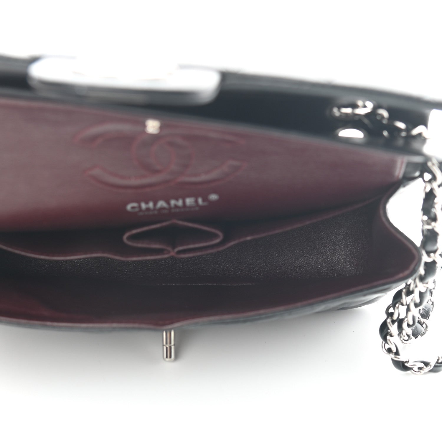 Chanel Lambskin Quilted Small Double Flap Black 5 of 10