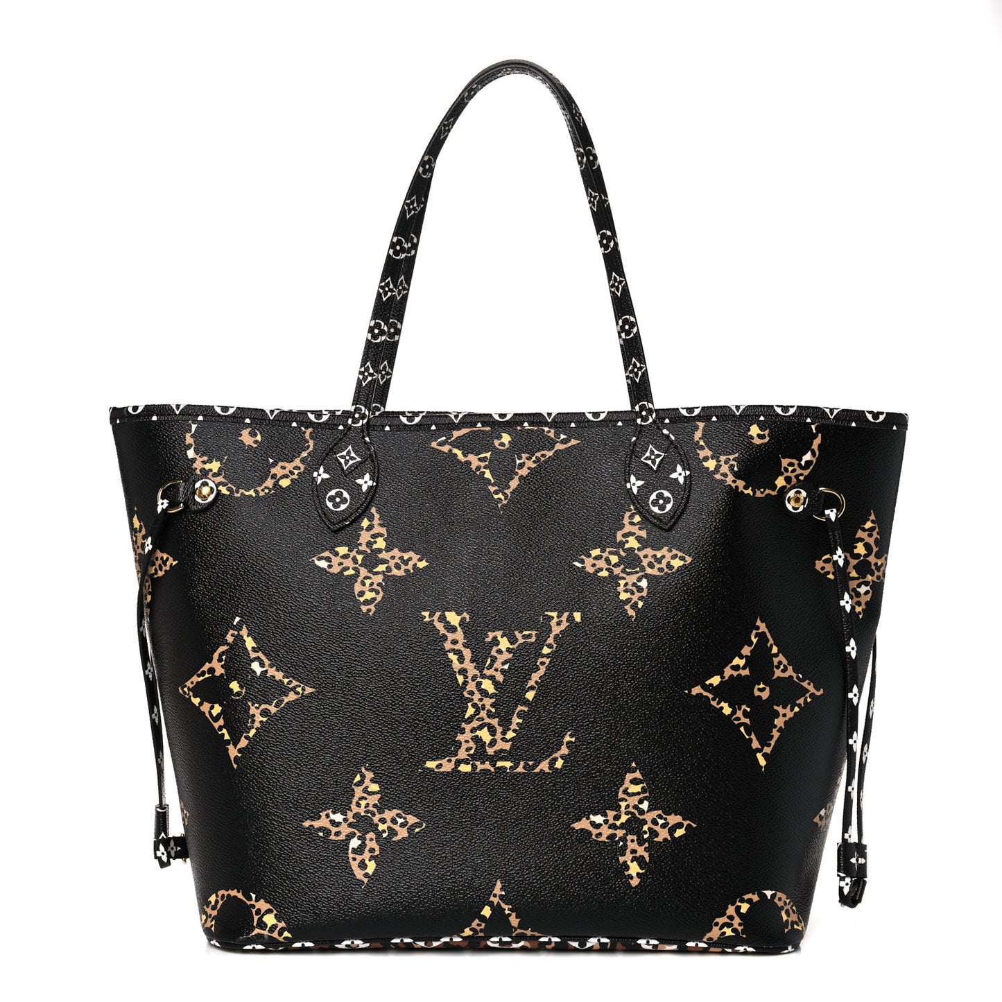 Monogram Giant Jungle Neverfull MM Black