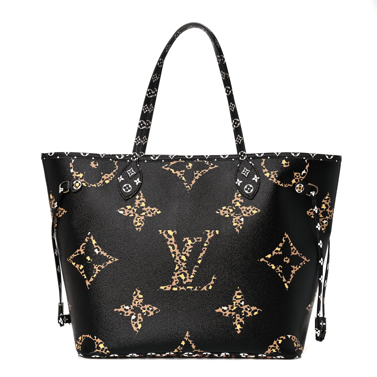 Louis Vuitton Monogram Giant Jungle Neverfull MM Black 1 of 11