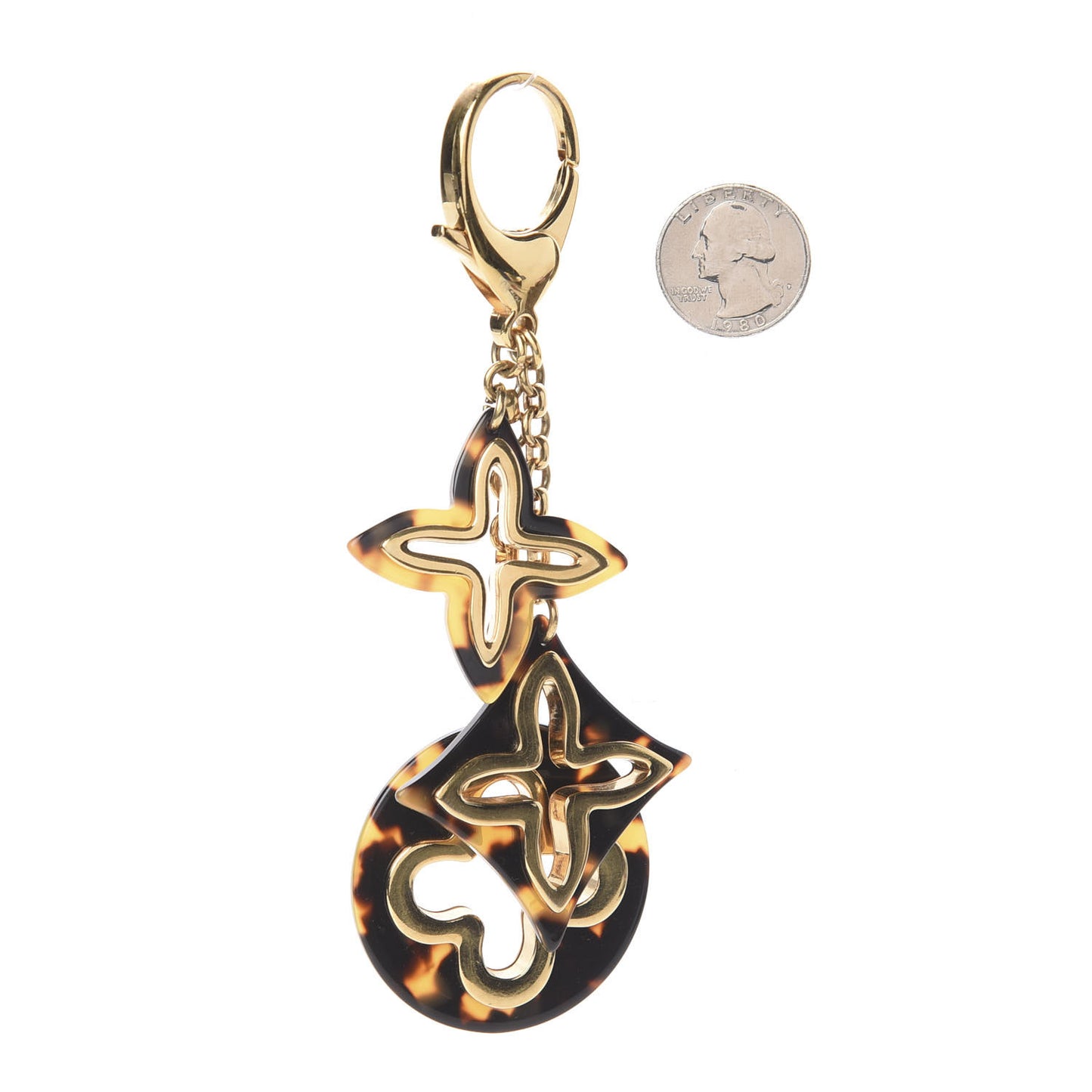 Insolence Bag Charm Ecaille