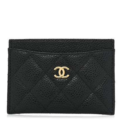 Chanel Caviar Quilted Card Holder Black 1 of 10